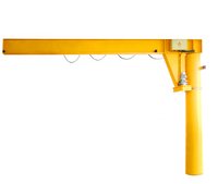 Équipement de levage de grue à flèche en porte-à-faux TXK de 2 tonnes avec bras de fondation et de pivotement et palan à chaîne électrique