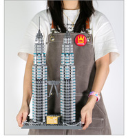 Ensemble de blocs de construction en plastique ABS écologique de 1158 pièces, jouets éducatifs de construction DIY pour enfants