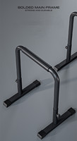 Station de trempage Stands de trempage fonctionnels robustes Stabilisateur de station de barre de trempage d'entraînement de fitness Parallette Push up Stand