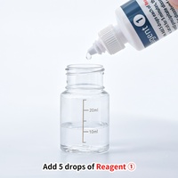 Kit de Prueba de Oxígeno Disuelto 2-10mg/L, Medidor Portátil de OD para Acuicultura y Aguas Residuales, 120 Pruebas, Certificado CE/MSDS