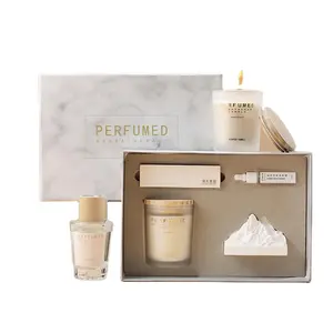 Room Fragrance Luxury Scented Candle And Diffuser Gift Set Packaging