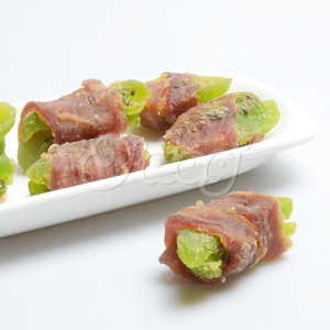 Golosinas para Perros de Marca Propia, Masticables Dentales de Larga Duración para Mascotas, Golosinas de Pato y <span class=keywords><strong>Kiwi</strong></span> para Perros, Alimento para Mascotas al por Mayor, Sabor a Fruta con Alto Contenido en Vitaminas - Product Image 3