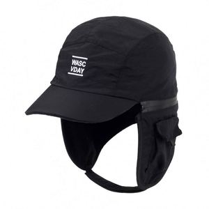 Casquettes de baseball 7 panneaux à séchage rapide de haute qualité, avec cache-oreilles détachable, broderie de logo personnalisée, tissu imperméable, sportives, unisexe, vente en gros - Product Image 3