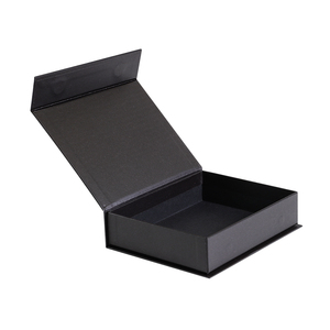Embalaje de caja negra rígida de lujo elaborado en una caja de regalo de estilo libro que ofrece una <span class=keywords><strong>experiencia</strong></span> de marca visual y de Unboxing de alta gama - Product Image 4