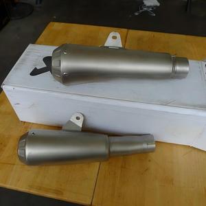 Pot d'échappement modifié pour moto Honda CBR1000 R6 Z1000, couleur argent, style <span class=keywords><strong>Scorpion</strong></span>, en alliage de titane + fibre de carbone - Product Image 4