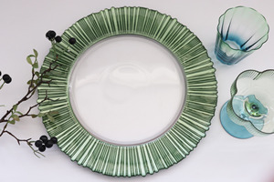Ventes d'usine Lunettes de chargeur écologiques à bord côtelé doré Style simple Crystal Clear Nouveau modèle Plats Forme irrégulière sans plomb - Product Image 2