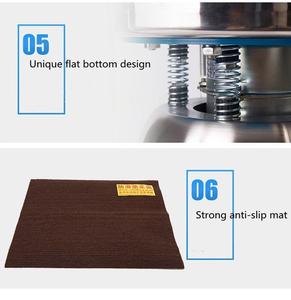 400毫米不锈钢小型家用电动振动筛机螺母加工用高效粉末筛振动筛过滤器 - Product Image 5