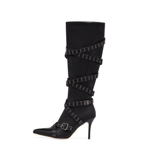 Botas Mujer Women Winter and Fall Shoes <b>Knee</b> <b>High</b> Heel Ladies Boots for Women Shoes - Product Image 1