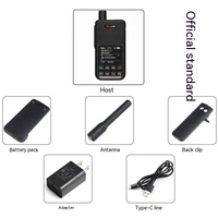 Maycall 4G POC Walkie Talkie de Dos Vías con Bocina Potente, Alcance de 5000 km, Compatible con Llamadas Individuales, Intercomunicador Inalámbrico, Versión Asiática, Tarjeta SIM, IPX4