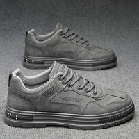 Vente en gros d'usine de chaussures de sport décontractées pour hommes semelle en caoutchouc respirante imperméable avec doublure antidérapante style de marche tendance
