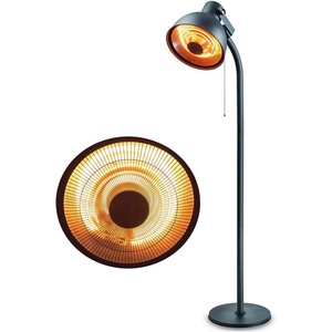2000W or 3000W Free Standing Electric Infrared <strong>Heater</strong> with Remote Control Waterproof &amp; Lighting Halogen Heating Element - Product Image 2