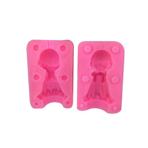 Ángel lindo niño y niña bebé de silicona molde vela venta molde 3d de alas de Ángel - Product Image 3
