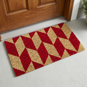 Alfombrillas Modernas de PVC con Diseño de Coco, Tapetes de Bienvenida para Exteriores, Antideslizantes, con Patrón de Rompecabezas, para Sublimación - Product Image 1