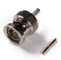 Connecteur BNC à angle droit Raynool 50 Ohm à sertir pour RG58 RG316, connecteur BNC femelle à angle droit pour montage sur circuit imprimé pour CCTV