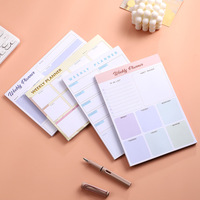Autocollant magnétique créatif pour réfrigérateur, planificateur hebdomadaire, agenda manuel pour la gestion du temps, carnet détachable, cadeau