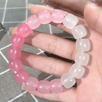 Bracelet lumineux pour enfants, perles souples en tungstène, minimaliste, pour l'école primaire