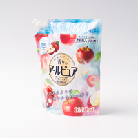 Pochette à bec verseur grand volume résistante aux déchirures, sac en plastique renforcé pour l'emballage de liquides de nettoyage à usage quotidien
