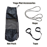 Vente en gros Tapis de yoga en Tpe avec évacuation Sangle de transport pour tapis de yoga noir Facile à ranger Pratique solide Bon amorti Exercice à domicile