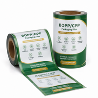 Film en rouleau BOPP/CPP anti-buée et résistant à l'humidité, imprimé sur mesure de qualité alimentaire pour l'emballage de gelée pour bébés, impression numérique 10 couleurs