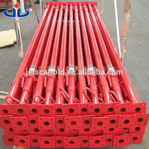 Puntales de Apuntalamiento Ajustables de Acero Pintados de 2200-3900MM para Soporte de Tuberías, Tipo Push-Pull, de Fábrica de Guangzhou - Product Image 2