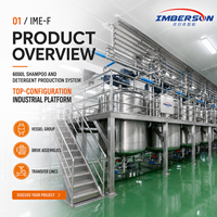 Système de production de détergent liquide industriel 6000L, machine de fabrication de savon liquide multi-produits pour usine à grande échelle