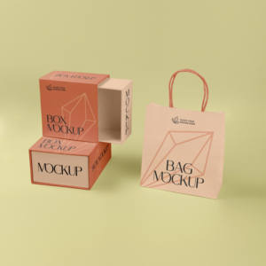 Caja de regalo rosa, caja de embalaje de cartón impresa estilo cajón con asa de cuerda de papel, bolsa de papel - Product Image 2