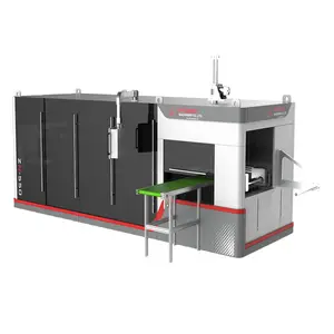 Zn550 Automatische Positieve En Negatieve Vacuüm Thermoformer Gietmachine Voor Plastic Lunchbox Lade Met Meerdere Stations
