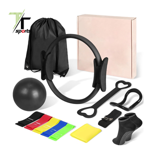 Set Kit Essenziale per <span class=keywords><strong>Pilates</strong></span> TT Sports 13 in 1 con Palla da Yoga, Fascia di Resistenza, Cerchio per <span class=keywords><strong>Pilates</strong></span>, Calzini da Yoga e Accessori Fitness - Product Image 3