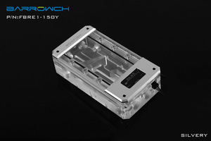 Radiatore a Liquido RGB LED Senza Ventole per Computer, Serie Barrowch Boxfish, in Acrilico, Quadrato, Intelligente, FBRE1 - Product Image 2