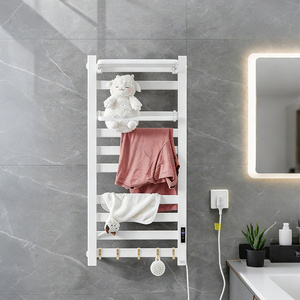 Scaldasalviette Elettrico in Fibra di Carbonio Senza Foratura, Scaldasalviette Intelligente <span class=keywords><strong>per</strong></span> <span class=keywords><strong>Bagno</strong></span> con Temperatura Costante, Scaldasalviette Riscaldante Senza Foratura - Product Image 2