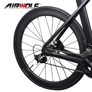 AIRWOLF 2021 دراجة كربونية للطريق مكبح قرصي 700C الظهور المحور 12-142 دراجة طريق السباق - Product Image 5