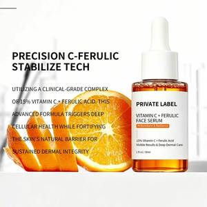 Sérum 15% Vitamine C et Acide Férulique, Technologie de Stabilisation Précise C-Ferulic pour <span class=keywords><strong>l</strong></span>'Élimination <span class=keywords><strong>des</strong></span> Taches Brunes et un Teint Éclatant, OEM - Product Image 4