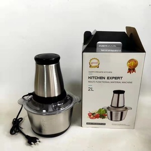 Hachoirs Électriques Automatiques 2L 3L en Acier Inoxydable et Verre <span class=keywords><strong>pour</strong></span> <span class=keywords><strong>Viande</strong></span>, Trancheuses à <span class=keywords><strong>Viande</strong></span>, Hachoirs par Meat Mincer Mixeur - Product Image 6