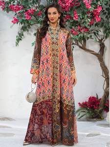 Zaynab Abaya Dames Islamitische Kleding Stof Abaya Dubai Burka Dames Chiffon Borduurwerk Nieuwe Jalabiya - Product Image 3