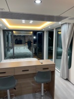 Capsule de vie préfabriquée moderne T50 insonorisée, espace de glamping de luxe en plein air pour hôtel