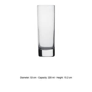 Vaso de whisky Islandés en tubo de 22 cl Arcoroc H 15.2 cm Ø 5.3 cm - Product Image 3