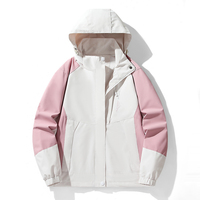 Aoyema Veste de randonnée imperméable Hommes Femmes Coupe-vent Camping Chasse Cyclisme Trekking Manteau de pêche Hommes Veste d'extérieur