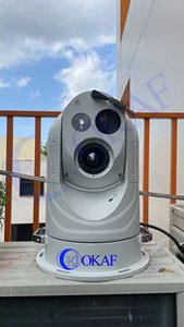 מצלמת ניווט יום/לילה יציבה בצורת 2 צירים גירוכו-סקופ מצלמת ספינה תרמית ptz לשימוש ימי - Product Image 4