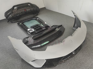 Pare-chocs avant et arrière en Fiber de carbone à grain forgé de style P pour <span class=keywords><strong>Lamborghini</strong></span> LP610 Kit de carrosserie - Product Image 2