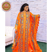 Robes de Soirée Traditionnelles Africaines du Kenya pour Femmes avec Broderie Bazin Riche, Dernière Collection de Vêtements de Mode Féminins