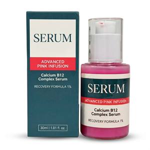 Sérum Rebornic au Calcium B12 Cyano Pink Spicule 10000 PPM, éclaircissant, lissant, hydratant, illuminateur pour le visage et le corps, pour peaux irritées - Product Image 1