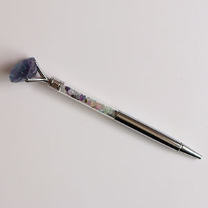 Penne di cristallo all'ingrosso penne di scrittura di roccia di bling di pietra di cristallo con cristalli - Product Image 5