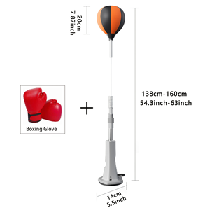 CZFIT Sports <b>Boxing</b> Speed Ball Adult Children <b>Standing</b> Training Home Equipment PU Leather Adjustable Height Rebound Non-Falling - Product Image 3