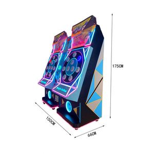 Machine musicale de frappe de haricots à monnayeur pour enfants, avec boutons magiques, jeu d'élimination à deux joueurs - Product Image 3