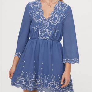 Vestido Midi de Lino y Algodón con Cuello en V, Estilo Casual y Elegante, Personalizable, para Mujer, Verano - Product Image 2