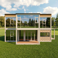 Maison conteneur de taille personnalisée, préfabriquée, pour logement temporaire sur chantier, camp ou bureau