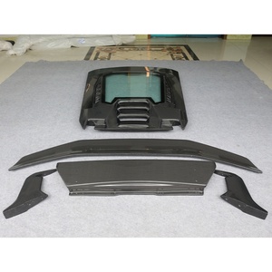ชุดแต่งสไตล์ P สำหรับรถยนต์ Lamborghini Huracan LP580/610 ปี 2014-2023 ประกอบด้วยกันชนหน้า-หลัง สปอยเลอร์หลัง และลิ้นกันชนหน้า - Product Image 4