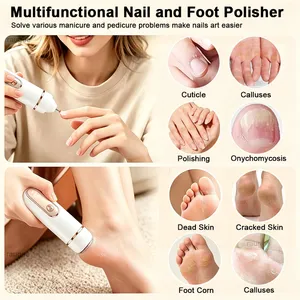 Lime à ongles électrique en acier inoxydable avec écran numérique, vitesse réglable, éliminateur de callosités des pieds, perceuse à ongles portable pour pédicure à domicile - Product Image 2