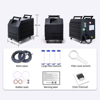 Enfriador de agua para inmersión fría de 1hp con control WiFi, compresor, bomba, panel táctil y asa