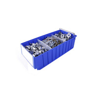 INORDER Plateau multifonction mince pour pièces longues, pour module de levage vertical, organisateur de pièces détachées pour entrepôt automatisé, ensemble de séparateurs transparents
